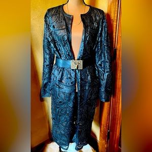 Ralph Lauren Purple Label Leather and Lace Size 12